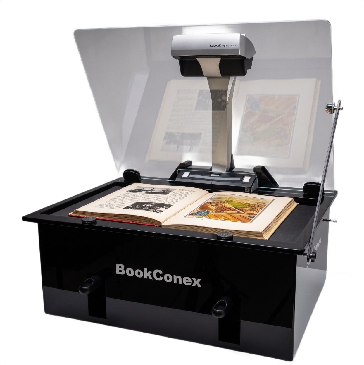 BookConex con Cristal Abierto